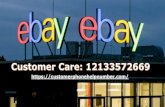 eBay Customer Care Number 12133572669