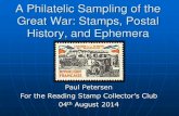 A Philatelic Sampling of the Great War: Stamps, Postal History, and Aftermath: Greco-Turkish War . Aftermath: