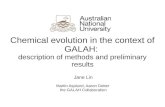 Chemical evolution in the context of GALAHjorge/ps/jane.pdf · 2016. 10. 26. · The GALAH Survey 1 million stars spectroscopic survey of the Milky Way, primarily targeting the disk.