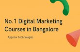 No.1 Digital Marketing Courses in Bangalore with 100% Guaranteed Placement