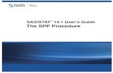 The SPP Procedure - Sas Institute...8632 F Chapter 105: The SPP Procedure perform much more extensive nonparametric intensity estimation by using different types of kernels, and it