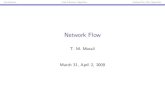 Network Flow - CoursesNetwork Flow T. M. Murali March 31, April 2, 2009 IntroductionFord-Fulkerson AlgorithmScaling Max-Flow Algorithm Maximum Flow and Minimum Cut I Two rich algorithmic