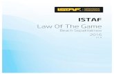 ISTAF Law 0f The Game - ISTAF | International Sepaktakraw ...sepaktakraw.org/wp-content/uploads/2018/03/Law-of...Beach Sepaktakraw - Law of the Game 5 of 21 16.!Having Lost - It is