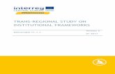 TRANS-REGIONAL STUDY ON INSTITUTIONAL FRAMEWORKS · 2019. 8. 23. · institutional frameworks that foster innovation in the participating countries. There is, in fact, great difference