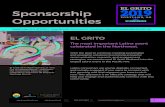 Sponsorship Opportunities - El Grito Portland · 2019. 4. 30. · Sponsorship Opportunities EL GRITO The most important Latinx event celebrated in the Northwest. With the goal to