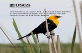 The Influence of Local- and Landscape-Level Factors on Wetland Breeding Birds … · 2017. 8. 28. · After adjusting for wetland size and the date and location of the surveys, our