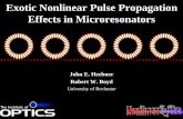 University of Rochester...Enhanced Nonlinear Phase Change in effective phase with respect to input power: “Enhanced All-Optical Switching Using a Nonlinear Fiber Ring Resonator”