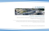 user manual USER MANUAL Photovoltaic Hosting Capacity (PVHC) estimator plugin for PowerFactory 2018 edition MARTIN William, ALET Pierre-Jean, HUTTER Andreas william.martin@csem.ch,