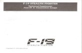 F-19 Stealth Fighter - Commodore Amiga - Manual ......DEVELOPMENT OF "F-19 STEALTH FIGHTER" Novernber 10, 1988 (Washington D.C.): Today the U.S. Air Force announced the existence of