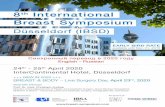 8 International Breast Symposium - THINK WIREDthink-wired.com/assets/ibsd2020-v01.pdf14.00 – 14.55 BREAST CANCER ONCOLOGY Chair: Marc Thill, Tanja Fehm KEY NOTE LECTURE Benjamin