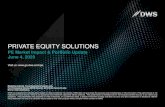 PRIVATE EQUITY SOLUTIONS · 2020. 6. 5. · through various mechanisms such as the inclusion of structured equity, larger management rollovers, and performance based earn-outs 4.0x