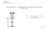 Installation, Operation, and Maintenance Manual - Peerless …...Peerless Pump Company pumps are identified by serial number, model number, type, style, and size. This information