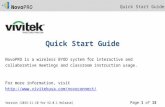 starin.infostarin.info/Product Info/Vivitek/Manuals/NovoPro... · Web viewNovoPRO. Quick Start Guide. Version (2015-11-10 for V2.0.1 Release) Page . 3. of . 9