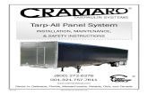 Tarp-All Panel System - Cramaro Tarps...Rev.02 Tarp-All Panel Install Manual 2 Section —Title Important: Read before you start 1. The DOT regulated maximum width of a vehicle with
