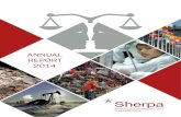 ANNUAL REPORT 2014 - Sherpa · 2018. 3. 14. · Sherpa gathers illicit financial flows, human rights violations and environmental damages perpetrated by economic actors under the