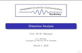 Distortion Analysis - University of California, Berkeleyrfic.eecs.berkeley.edu/142/pdf/module13.pdfBinomial formula, we can expand to = 1 2n Xn k=0 n k ejk e j(n k) For n = 3 = 1 8