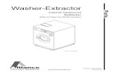 Washer-Extractor Parts Manual · 2015. 6. 18. · 1 F0340345-10P Water Level Switch DC40, DC60, HC40, HC50, HC60, SC40, SC50 and SC60 models 2 F020014200 Air Trap Hose 3 36801 Hose