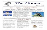 MARCH PROGRAM : “The Owl & the Woodpecker: Encounters With … · 2009. 3. 2. · Kittitas Audubon Society The Hooter March 2009 Paul Bannick, a 4th-generation NW native, will talk