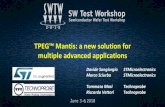 TPEG™ Mantis: a new solution for multiple advanced applications · 2020. 1. 30. · TPEG™ Mantis Internal qualification . Sangiorgio, Sciurba, 7 Vettori, Masi • Tests performed