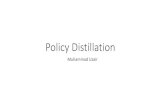 Policy Distillation - Kursused · 2018. 5. 15. · Muhammad Uzair. Overview •Introduction •Deep Q-Learning •Single-Game Policy Distillation •Multi-Task Policy Distillation