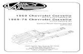 1968 Chevrolet Corvette - Vintage Air1968 Chevrolet Corvette with & without Factory Air 1969-76 Chevrolet Corvette without Factory Air Control Panel Conversion Kit (473170) 18865 Goll
