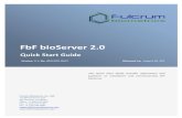 FbF bioServer 2 - Fulcrum Biometrics...FbF bioServer – Quick Start Guide About FbF bioServer Fulcrum Biometrics LLC 4 2. About FbF bioServer The FbF bioServer is a high-speed, high-volume