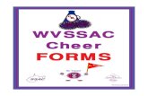 Cheer Manual - Complete - Forms · 2016. 9. 27. · 3 Cheer Outline Sample TECHNICAL (35 seconds) 1. 1st jump - full squad hurdles.Formation change 2. 2nd jump - full squad pick-up