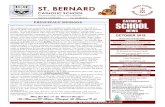 ST. BERNARD - Toronto Catholic District School Board · 2019. 10. 6. · ST. BERNARD SCHOOL 12 Duckworth Street, Toronto, Ontario M3M 4W4 Telephone: 416-393-5261 Fax: 416-393-5116
