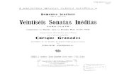 26 Sonatas by Scarlatti, arranged for Piano · Title: 26 Sonatas by Scarlatti, arranged for Piano Author: Granados, Enrique - Arranger: Scarlatti, Domenico - Publisher: Madrid: Sociedad
