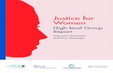 Justice for Women - Harvard University...2 Justice for Women: High-level Group Report The Pathfinders for Peaceful, Just and Inclusive Societies When world leaders adopted the 2030