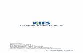 KIFS FINANCIAL SERVICES LIMITEDkifsfinance.com/wp-content/uploads/2016/07/KIFS... · 2019. 12. 13. · Notice of the KIFS Financial Services Limited 21st Annual General Meeting Annual