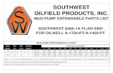 SOUTHWEST OILFIELD PRODUCTS, INC.for oilwell a-1700-pt/a-1400-pt ... (refer to tools section in catalog for details) 1 4475-1a southwest hp quick-change valve cover assembly: (consists