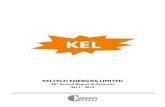 KELTECH ENERGIES LIMITEDkeltechenergies.com/.../annualreport/report201415.pdf38th Annual Report & Accounts 2014 - 2015 KELTECH ENERGIES LIMITED Contents Page Nos. Notice of Meeting