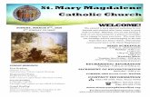 St. Mary Magdalene Catholic Church · 2020. 3. 8. · FORMED.ORG SYMOLON 2 (Session 3) Walk through the Mass - Online *Parents can attend sessions offered at St Mary Magdalene or