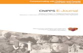 ChiPPS E-Journal · 2019. 6. 27. · 1 ChiPPS E-Journal Pediatric Palliative and Hospice Care Issue #44; August, 2016 . Issue Topic: Communicating with Children and Parents . Welcome