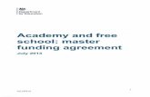 Academy and free school: master funding agreement · July 2014 v2 . SUMMARY SHEET Information about the Academy Trust: Name of Academy Trust King Ina Church of England Academy Address