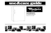 Whirlpool Freezer Repair Manual EV150FXSW00 and Care...lor-freezers. Ice Makers. Dishwashers. Built-In Ovens and Surlace Unils. Ranges. Microwave Ovens, Trash Compaclars, Room Air