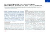 Conservation of Ca2+/Calmodulin Regulation across Na and ...Conservation of Ca2+/Calmodulin Regulation across Na and Ca 2+ Channels Manu Ben-Johny,1 Philemon S. Yang,1 Jacqueline Niu,1