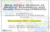New Jersey Division of Medical Assistance and Health ...njmmis.com/documentDownload.aspx?document=ncpdpHipaaCompanion.pdfPage 1 DMAHS NCPDP-HIPAA Companion Guide -5 Section 1 NCPDP