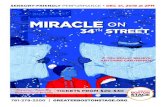 MIRACLE ON - RecDesk...SENSORY-FRIENDLY PERFORMANCE • DEC 21, 2019 at 2PM MIRACLE ON 34TH STREET IF YOU REALLY BELIEVE, ANYTHING CAN HAPPEN. 781-279-2200 | GREATERBOSTONSTAGE.ORG