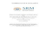 CURRICULUM & SYLLABUS - SRM University, Haryana...Mechanical Engineering [w. e. f. 2020-21] FACULTY OF ENGINEERING AND TECHNOLOGY SRM UNIVERSITY DELHI-NCR, SONEPAT Plot No.39, Rajiv