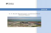 G. E. Booth Wastewater Treatment Plant Annual Report...The G.E. Booth Wastewater Treatment Plant (WWTP) is located at 1300 Lakeshore Road East in Mississauga, on the shore of Lake