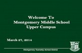 Upper Campus - Montgomery Township School District / … · 2014. 3. 31. · Montgomery Township School District Mathematics Dr. Christopher Herte - Supervisor • Pre-Algebra 7: