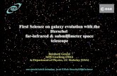 First Science on galaxy evolution with the Herschel far-infrared & …hipacc.ucsc.edu/home/Galaxypdf/Genzel -UCSC-Herschel-RG.pdf · 2015. 10. 6. · First Science on galaxy evolution