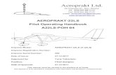 Aeroprakt Ltd.€¦ · The following ASTM standards have been and/or shall be used for the design, construction and continued airworthiness of this Aeroprakt-22LS (A-22LS) ... F2316-12