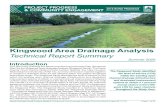 Kingwood Area Drainage Analysis - Reduce Flooding · 1. Evaluate the Study Area and quantify the existing flooding concerns along the streams, channels, and ditches as well as identify
