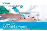 Product Catalogue Airway Management - Mind Medical...4 VBM Airway Management Henry E. Wang. M. D., M.S. “Effect of a Strategy of Initial Laryngeal Tube Insertion vs Endotracheal