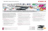 MC853 Specifications - OKI · 2020. 2. 26. · MC853 Specifications The MC853 A3 colour MFP is the perfect choice for small workgroups, offering excellent print quality and copy functionality
