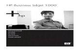 HP Business Inkjet 1000 · Getting Started Guide Prvi koraci Prvi koraki Ghid de pornire Príručka „začíname“ HP Business Inkjet 1000