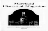 Maryland Historical Magazine...Historical Magazine Published Quarterly by the Museum and Library of Maryland Histoiy The Maryland Historical Society Winter 1990. Maryland Rye: A Whiskey